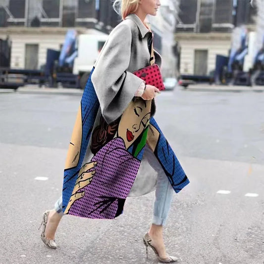 Chic Oversized Coat - Elegant, Comfortable Coat for Every Occasion