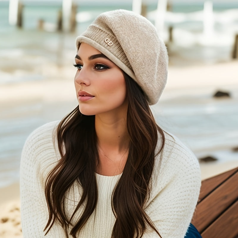 Chic Women's Beret - Elegance and Warmth for Winter