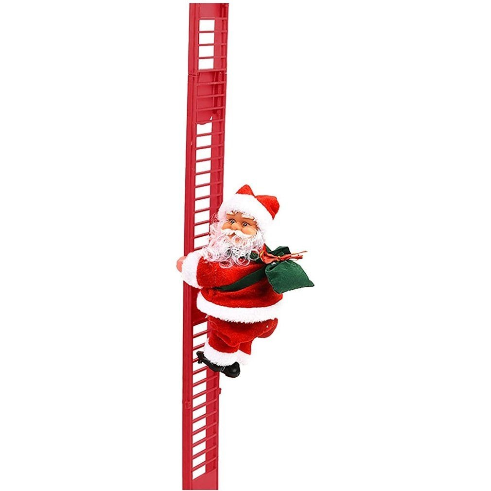 Climbing Santa on a Musical Ladder