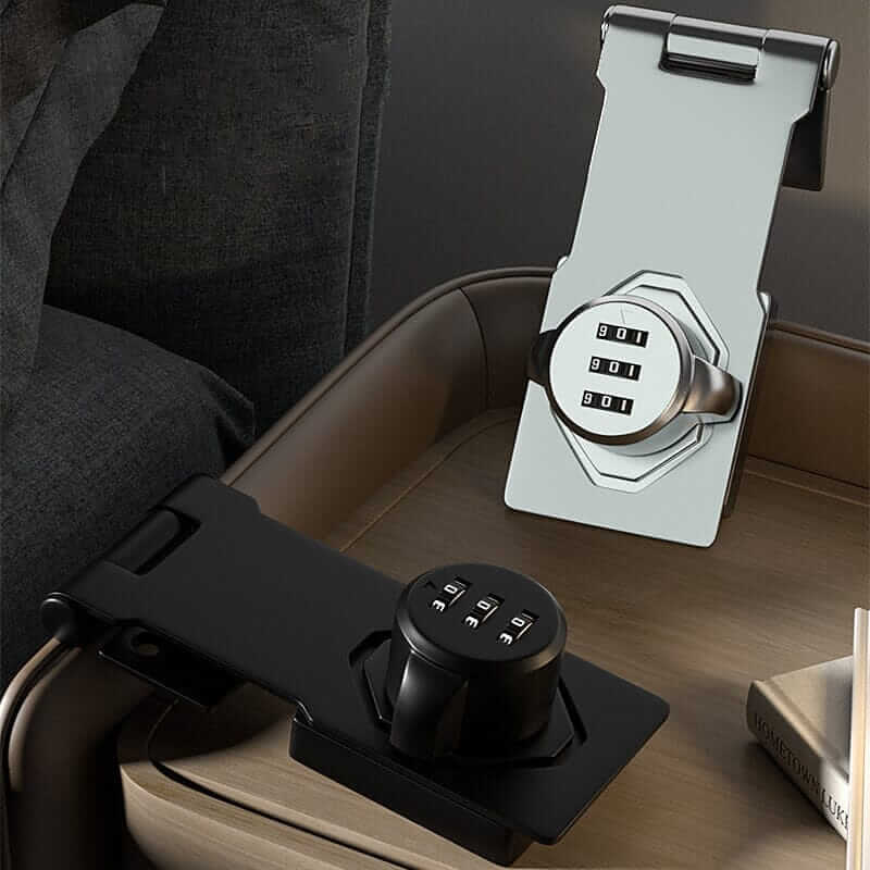 Combination Security Lock for Cabinets and Doors
