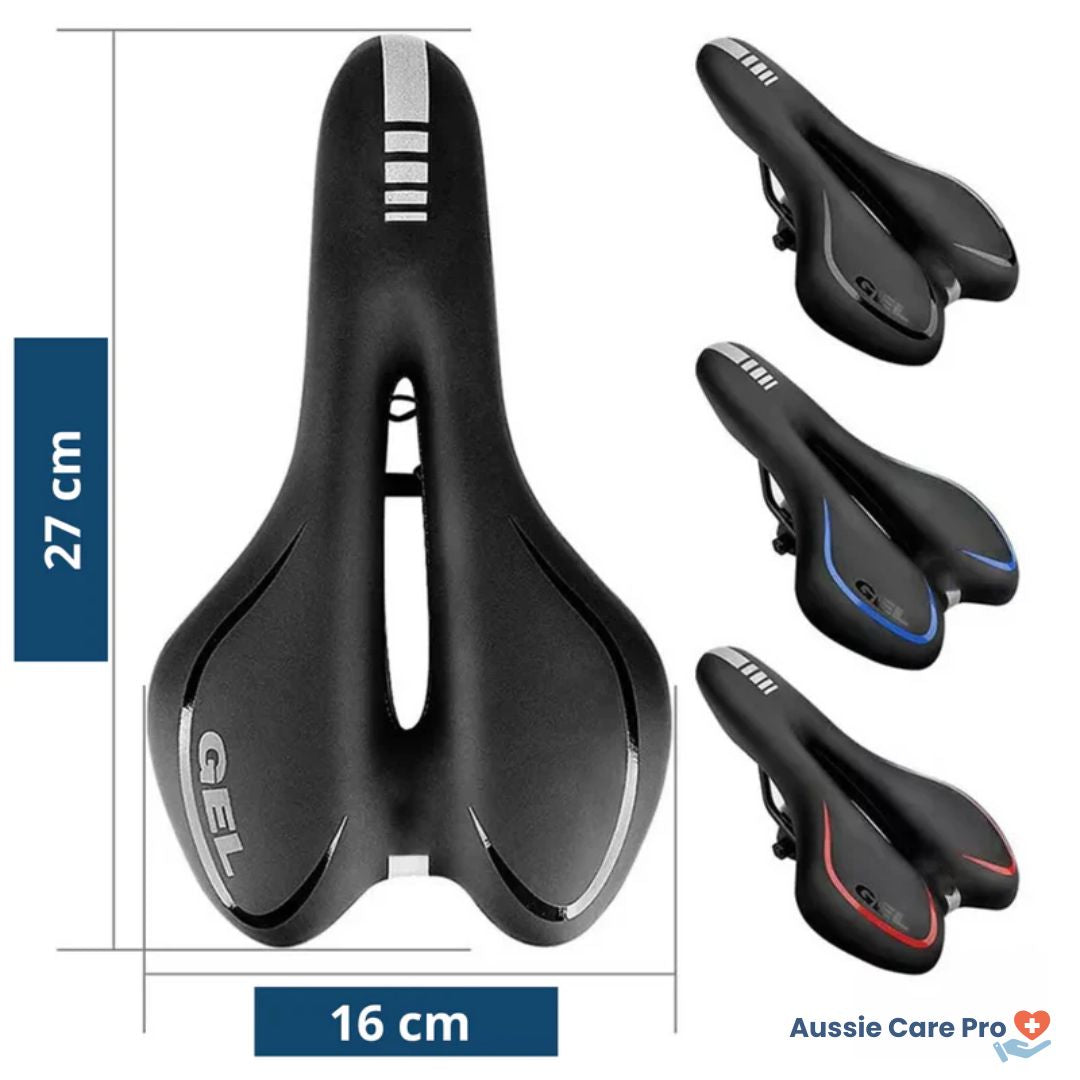 Comfort Gel Bike Saddle with Reflector