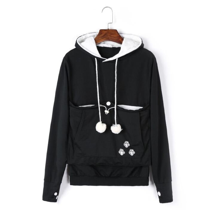 Comfortable Hoodie with Cat Pouch