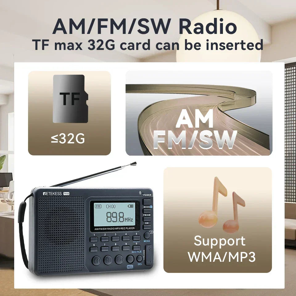 Compact Portable Radio