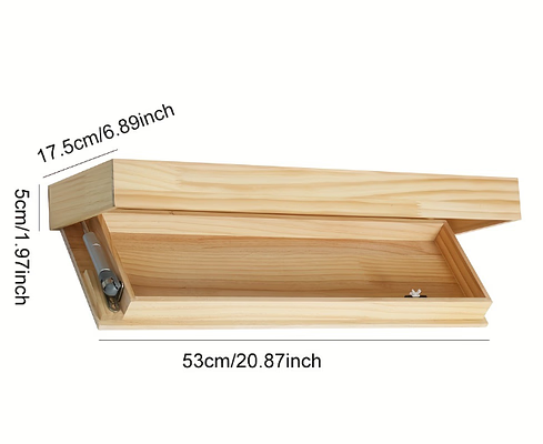 Designer Shelf with Hidden Storage Compartment
