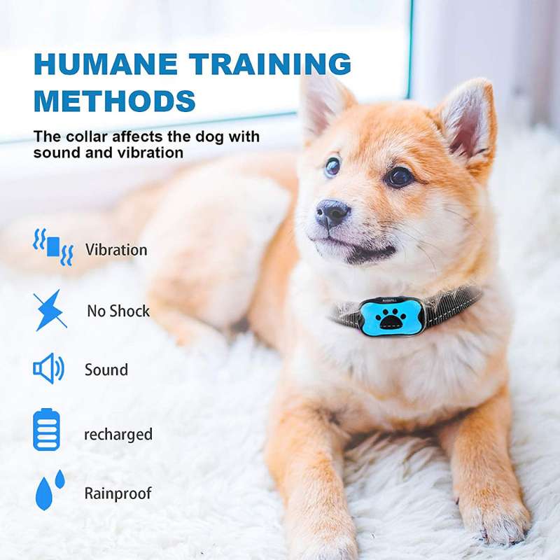 Dog Anti-Bark Collar with Vibration and Ultrasonic Technology