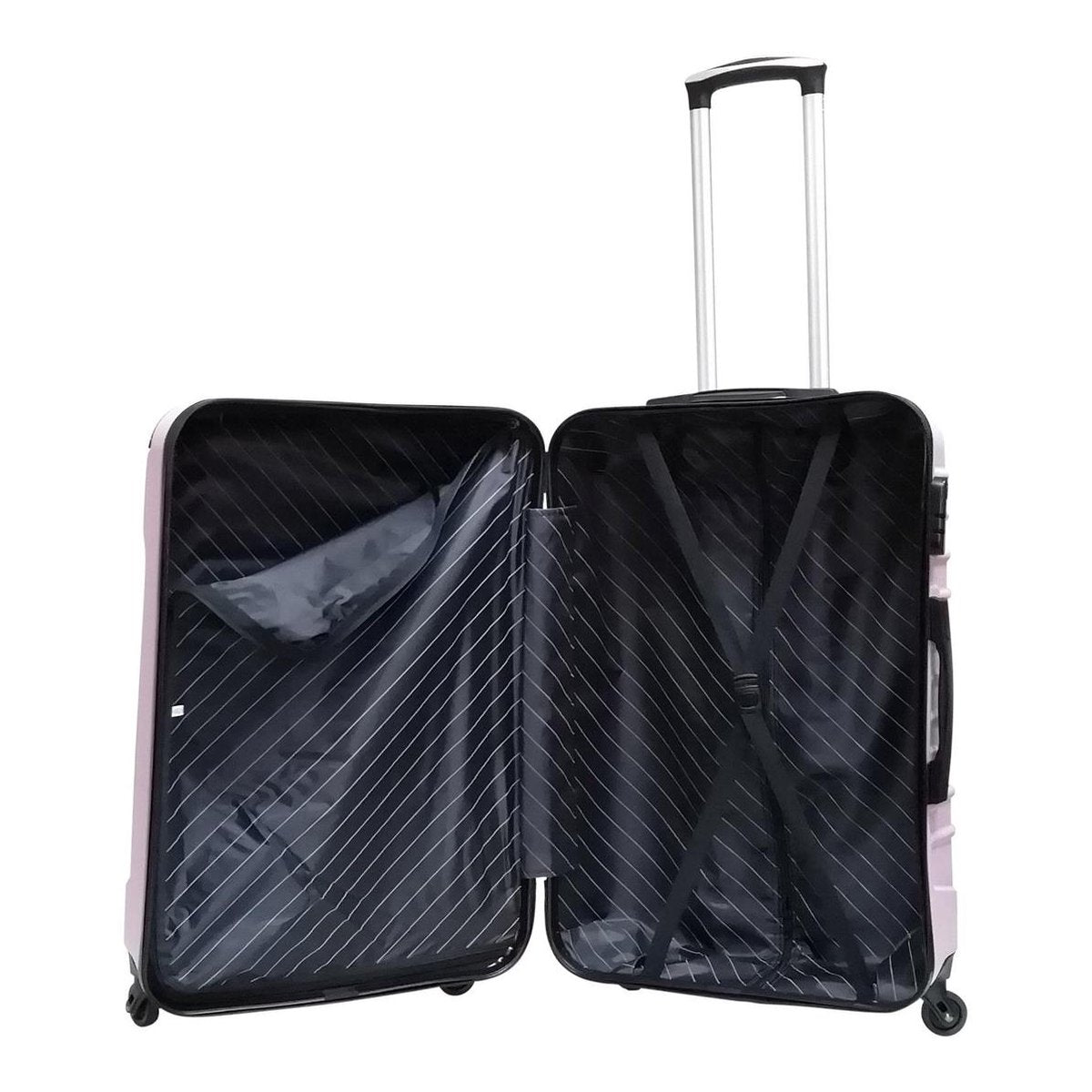 Durable 2-Piece ABS Hardshell Suitcase Set