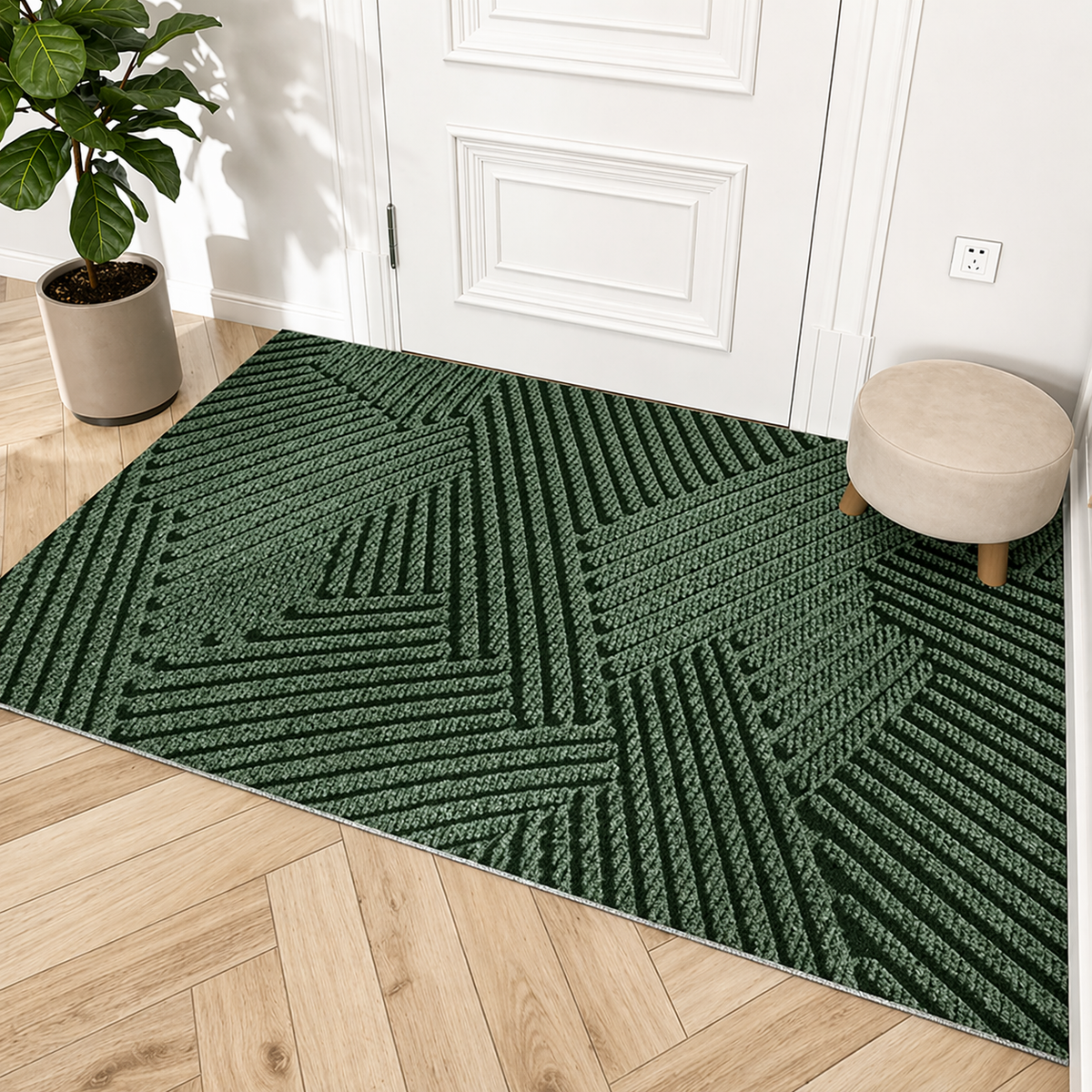 Durable Non-Slip Doormat | Modern Dirt-Resistant Entryway Mat