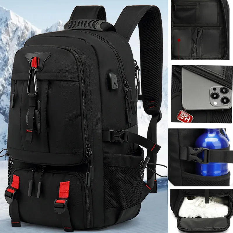 Durable & Spacious Backpack with USB Charging Port