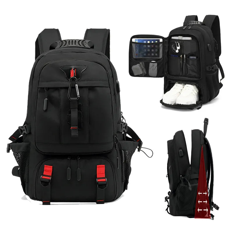 Durable & Spacious Backpack with USB Charging Port