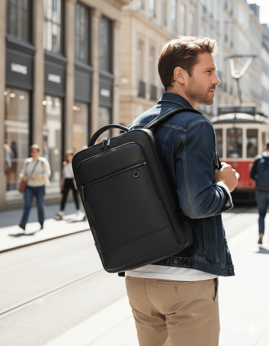 Elegant Laptop Backpack with USB Port