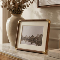 Elegant Vintage Solid Wood Tabletop Photo Frame