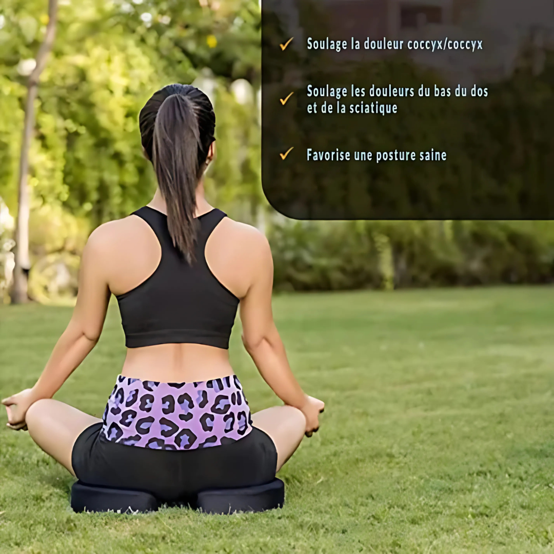 Ergonomic Memory Foam Coccyx Seat Cushion