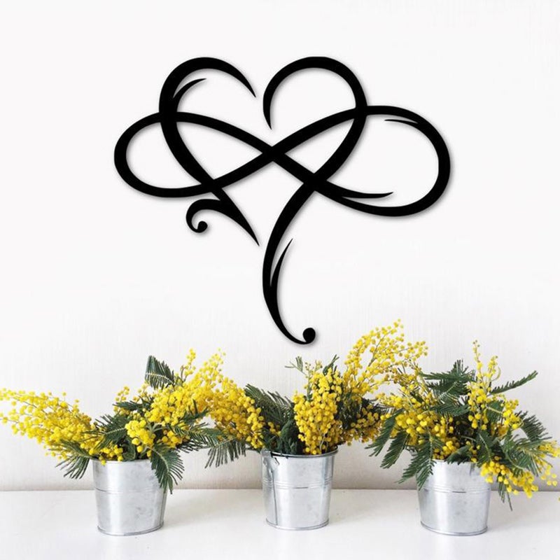 Eternal Love Stainless Steel Wall Decor for the Home