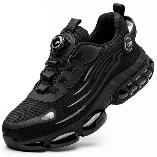 Extra Wide Breathable Safety Shoes with Arch Support