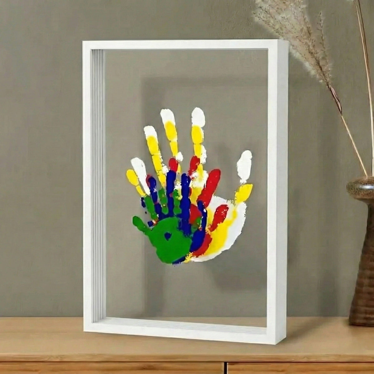 Family Portrait – Handprint Portrait Gift