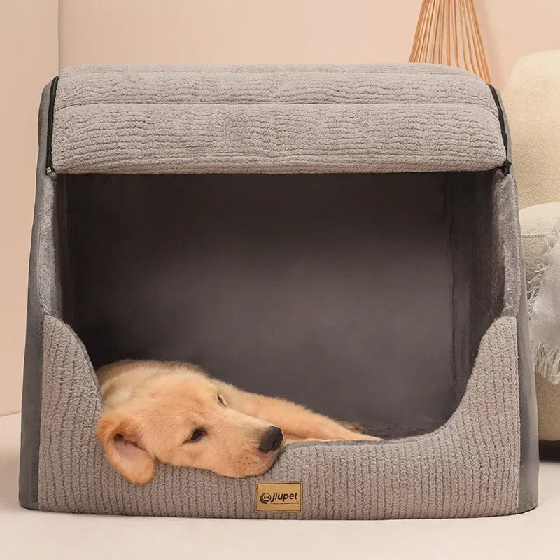 Flannel Dog Tent for Comfort and Warmth – Detachable