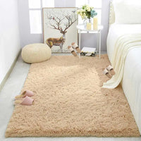 Fluffy Ultra-Soft Non-Slip Rug with Memory Foam Cushion