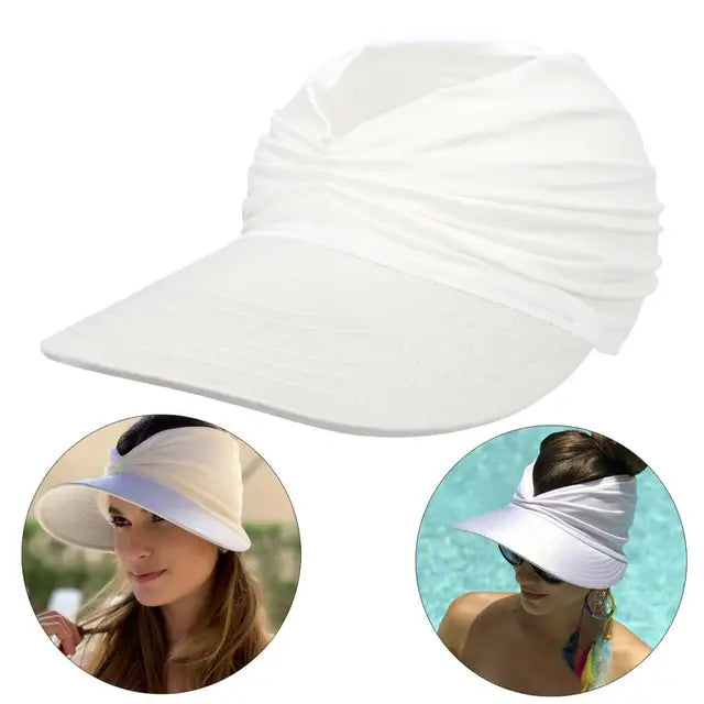 Foldable Wide-Brim Sun Hat with UV Protection - Breathable