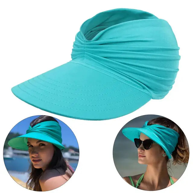 Foldable Wide-Brim Sun Hat with UV Protection - Breathable