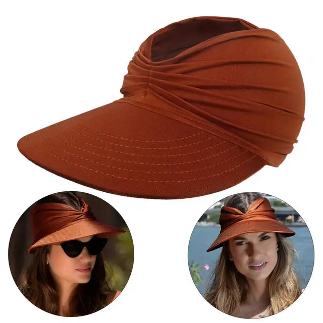 Foldable Wide-Brim Sun Hat with UV Protection - Breathable