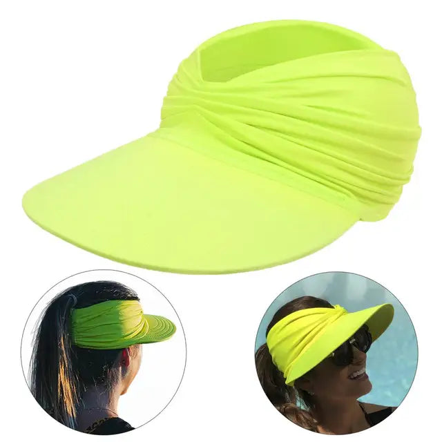 Foldable Wide-Brim Sun Hat with UV Protection - Breathable