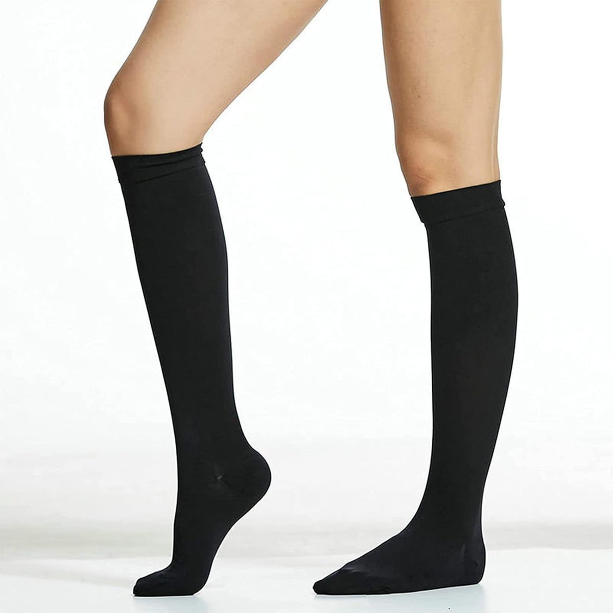 Graduated Compression Socks – Open-Toe Support for Better Blood Circulation