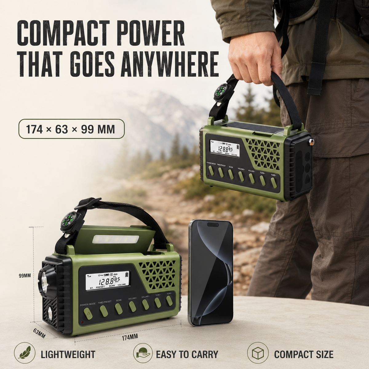 Hand Crank Emergency Radio
