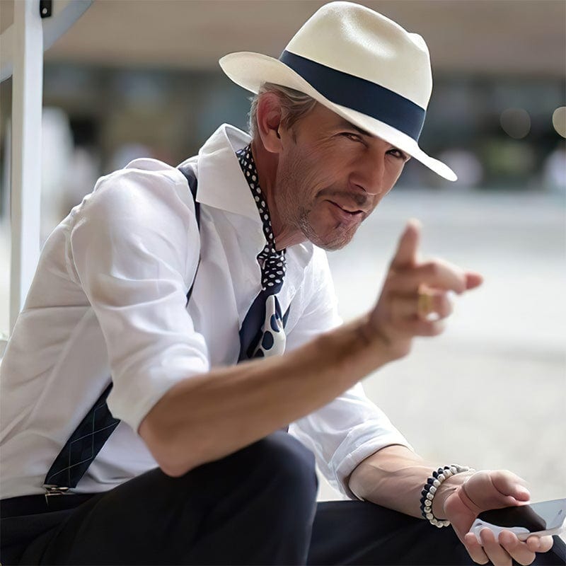Handmade Classic Elegant Panama Hat