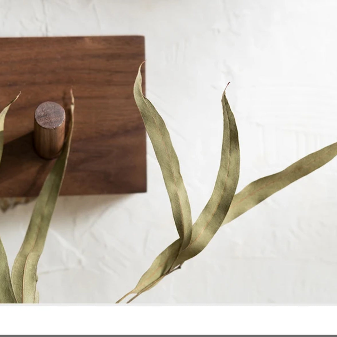 Handmade Wooden Japandi Design Coat Rack