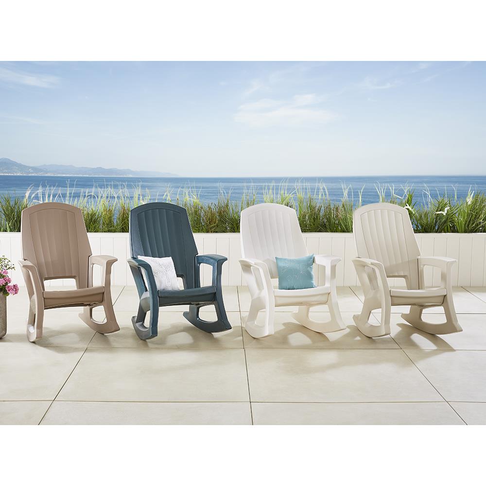 Heavy-Duty All-Weather Outdoor Resin Rocking Chair