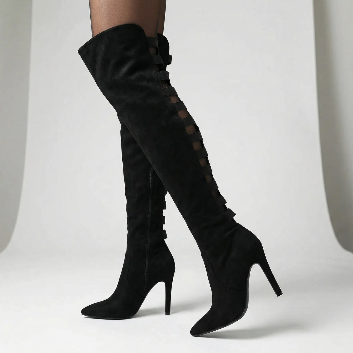 High-Heeled Over-the-Knee Boots