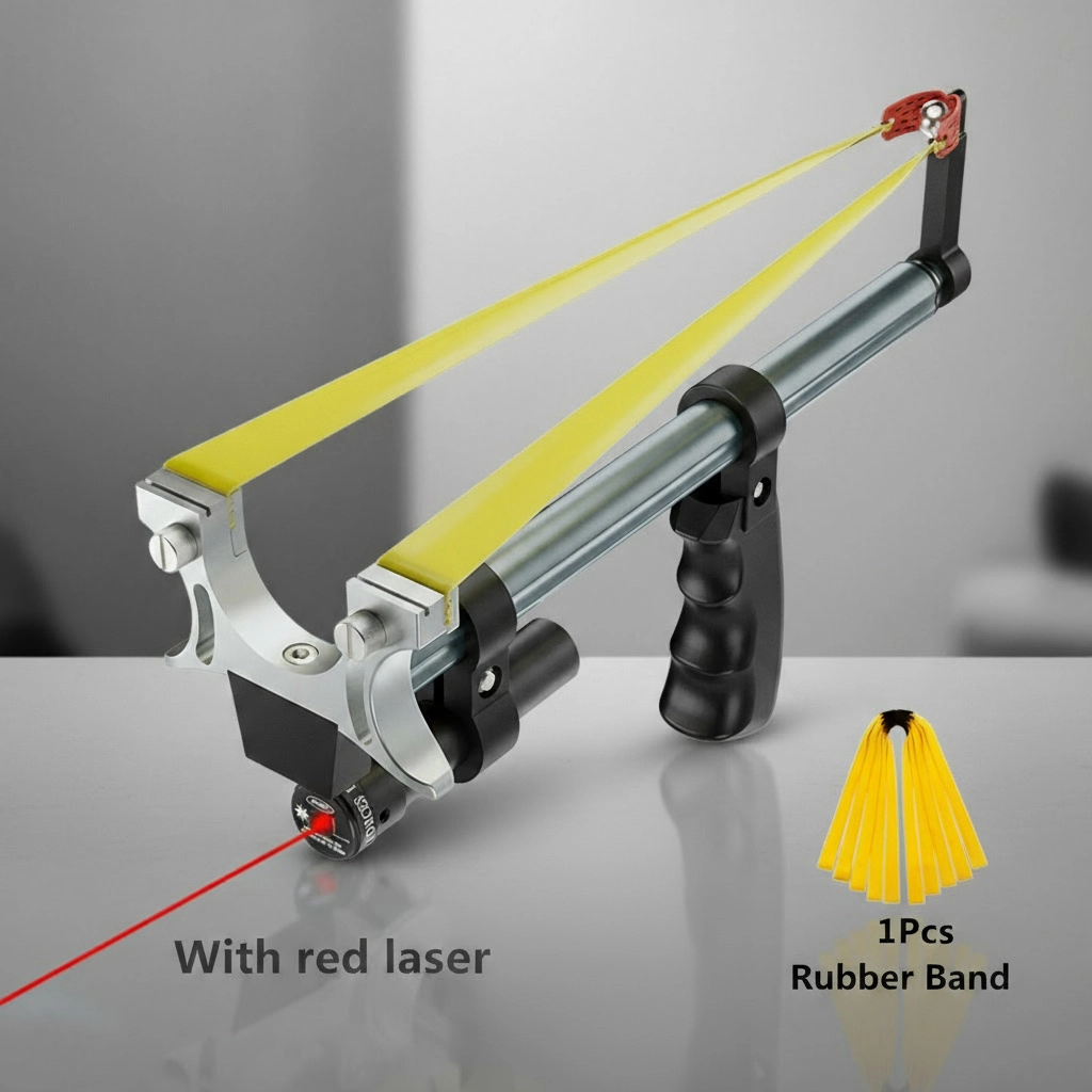 High-Power Telescopic Laser Slingshot