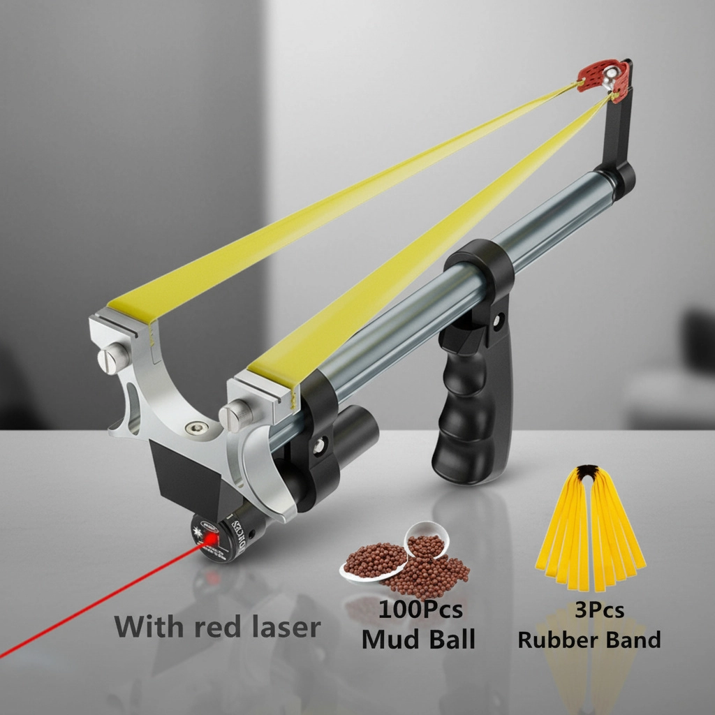 High-Power Telescopic Laser Slingshot