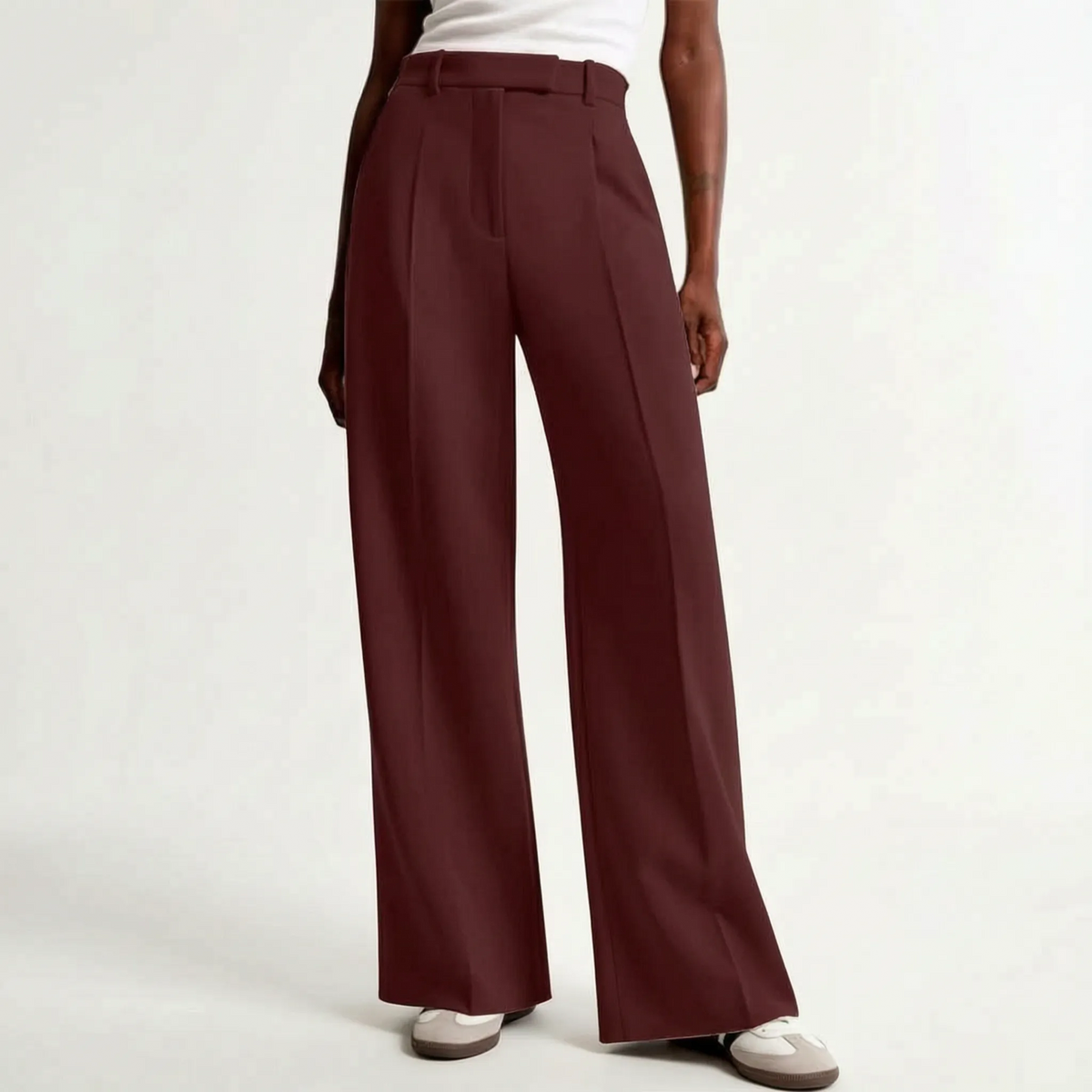 High-Waisted Wide-Leg Pants
