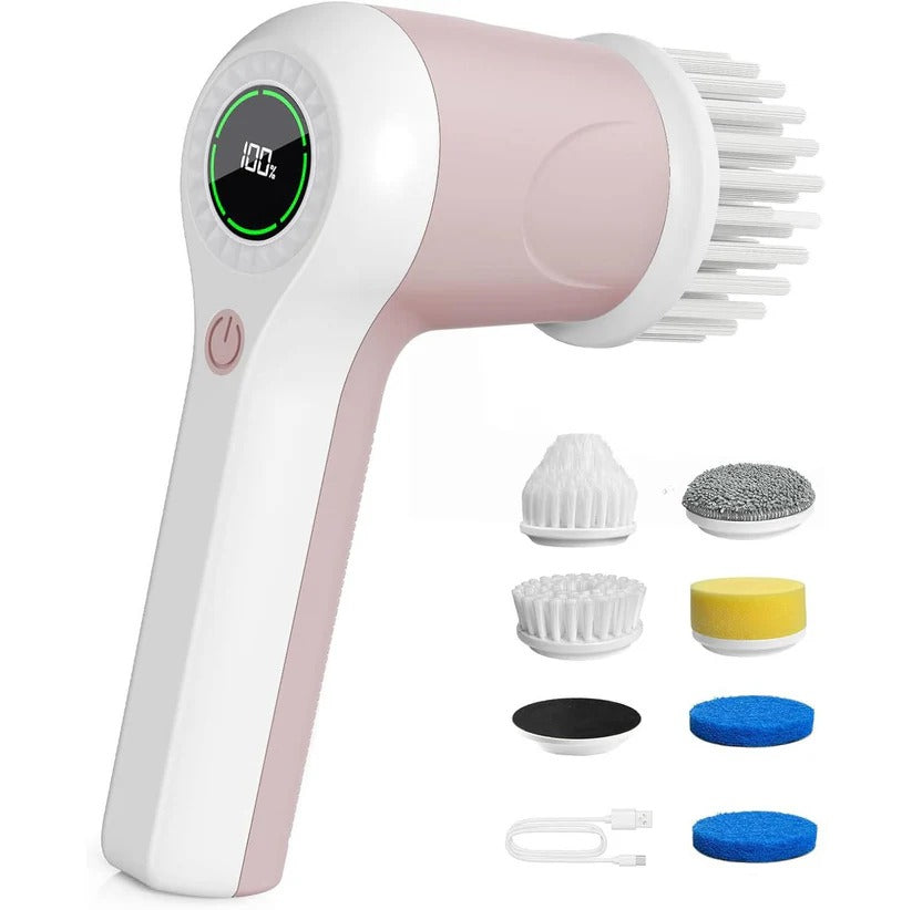 Household Cordless Electric Spin Scrubber for Deep Cleaning