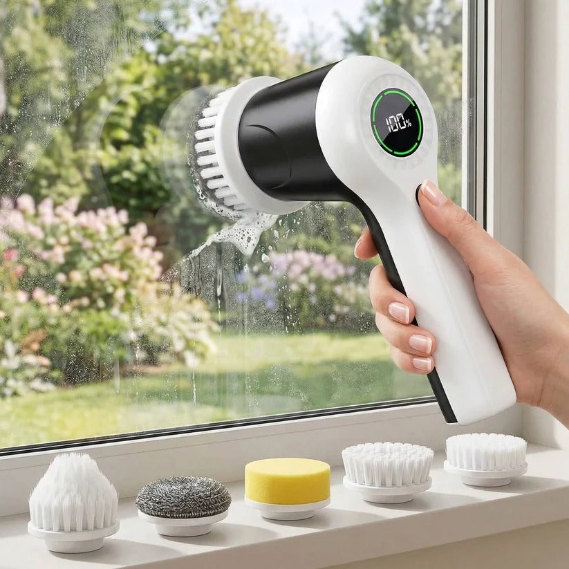 Household Cordless Electric Spin Scrubber for Deep Cleaning