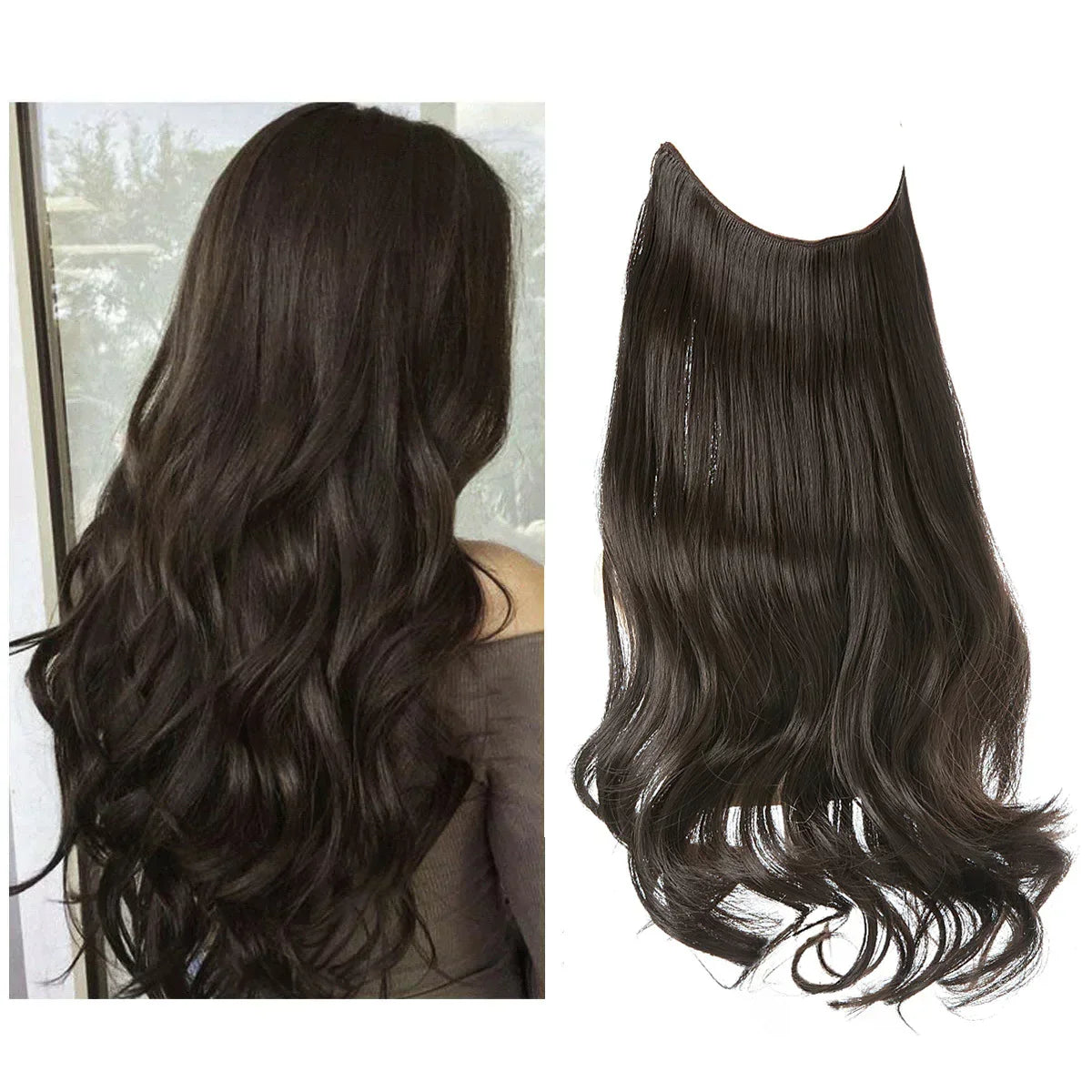 Human Hair Extensions - Brown & Blonde