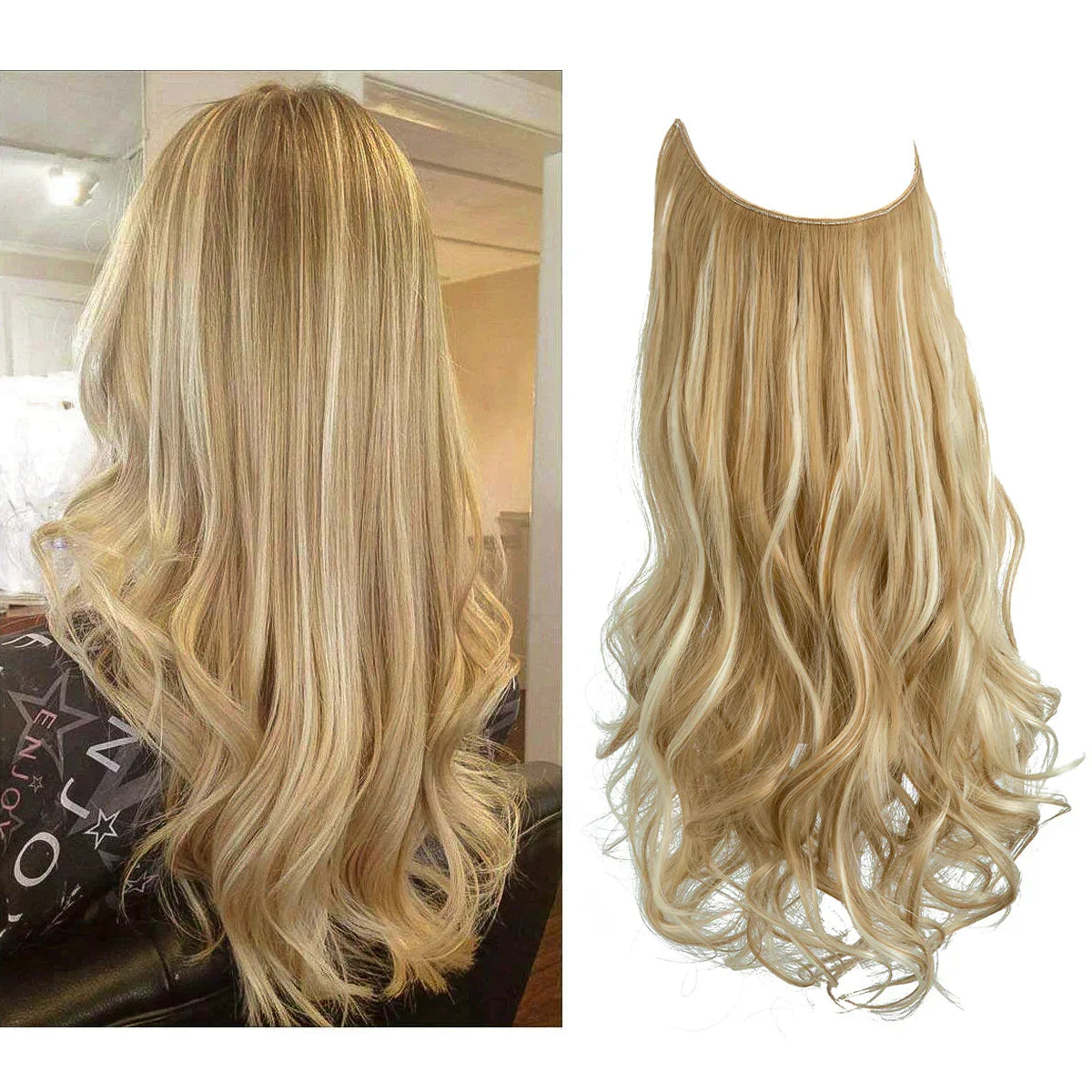 Human Hair Extensions - Brown & Blonde