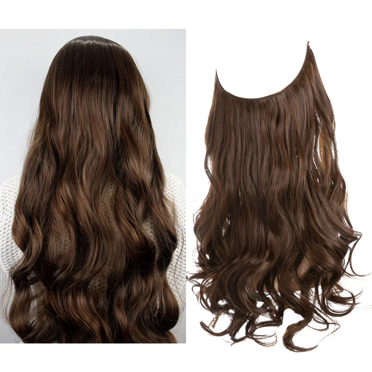 Human Hair Extensions - Brown & Blonde