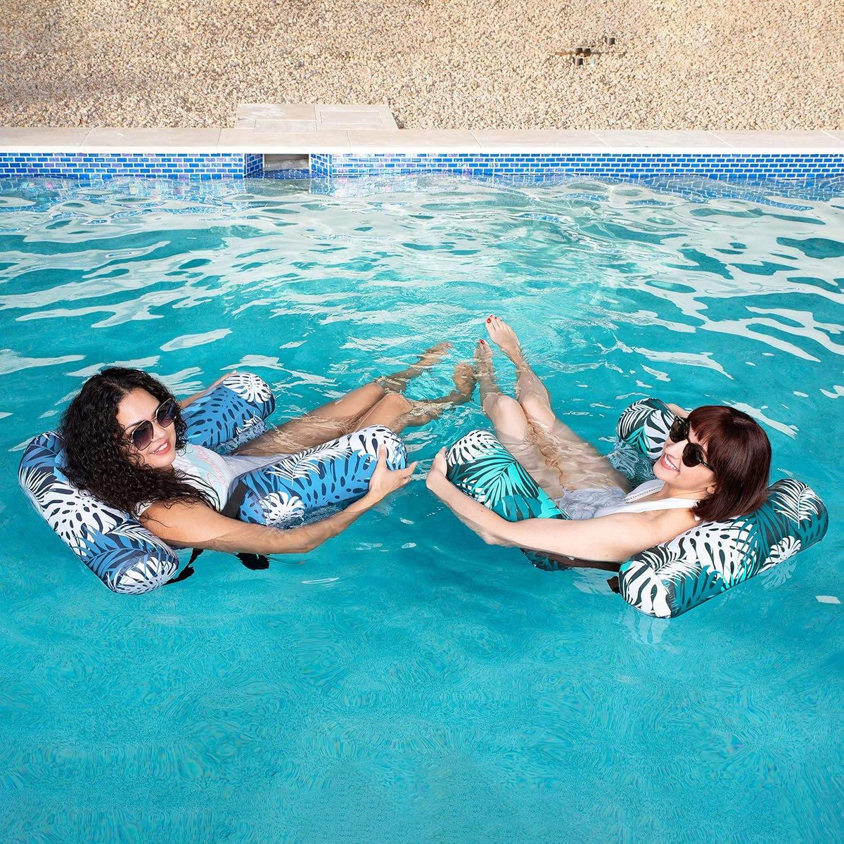 Inflatable Floating Pool Chair Mattress for Relaxation