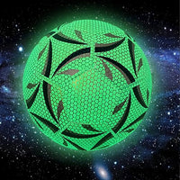 Innovative Soccer Ball with Reflective Coating and Striking Glow