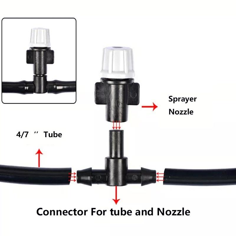 Irrigation Spray System - 10m DIY Drip Irrigation and Misting Kit