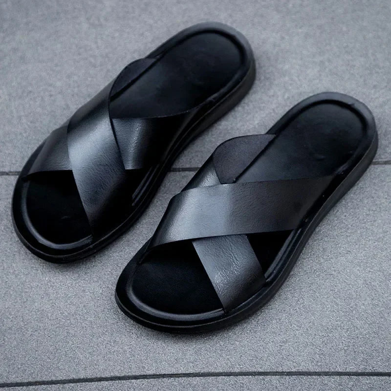 Italian Men's Slide Sandals