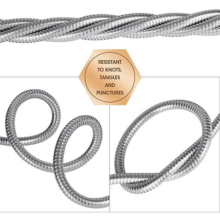 Kink-Proof Stainless Steel Garden Hose - Durable and Flexible