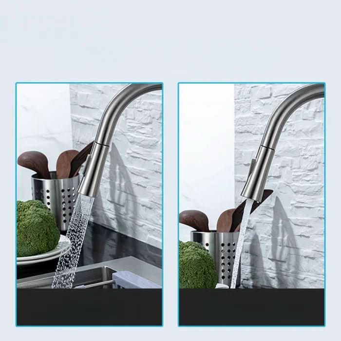 Kitchen Faucet with Sensor and Pull-Out Spout for Modern Kitchens