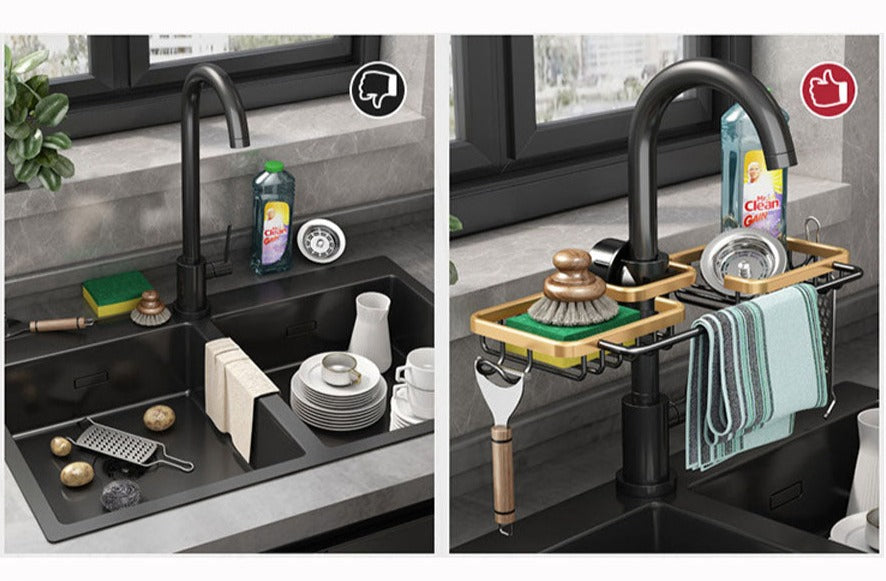 Kitchen Sink Organizer Rack