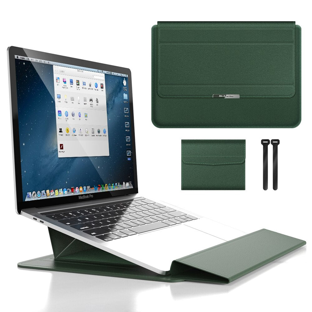 Laptop Sleeve with Built-in Stand – Protective Case for 11–16 Inch Laptops
