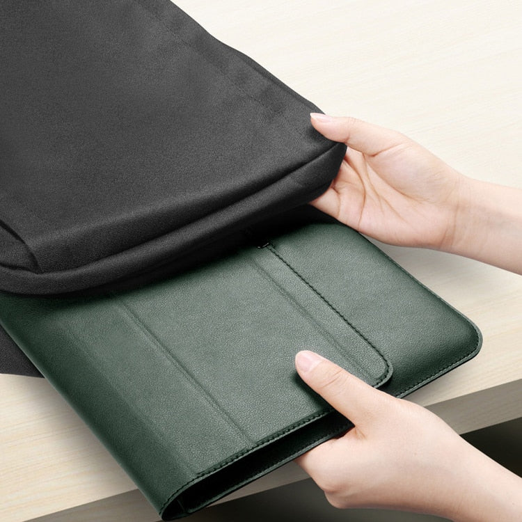 Laptop Sleeve with Built-in Stand – Protective Case for 11–16 Inch Laptops