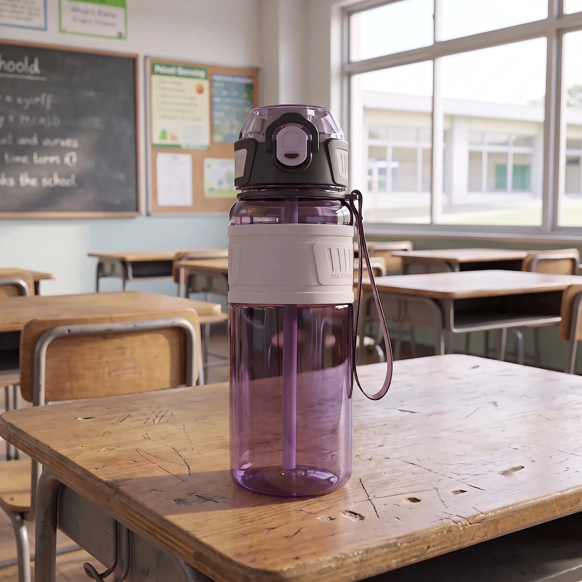 Large-Capacity Sports Water Bottle