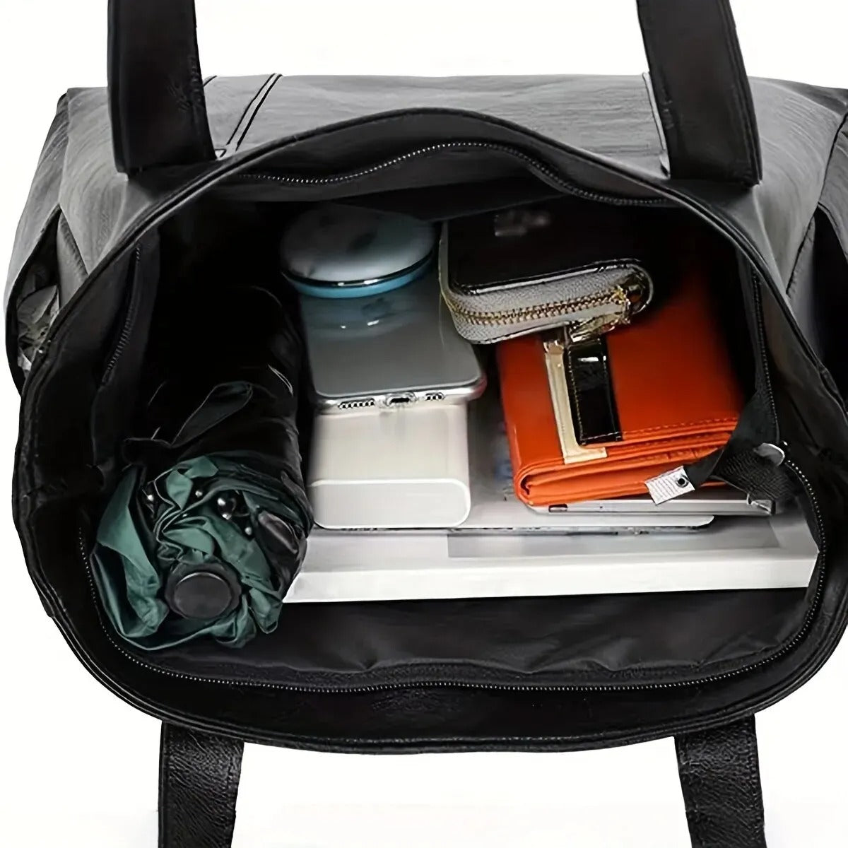 Large-Capacity Vintage Tote Bag